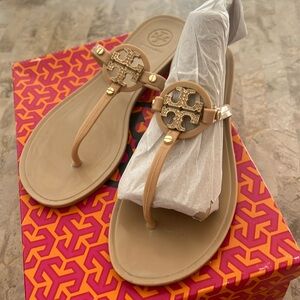 Tory Burch jelly flat thong sandal